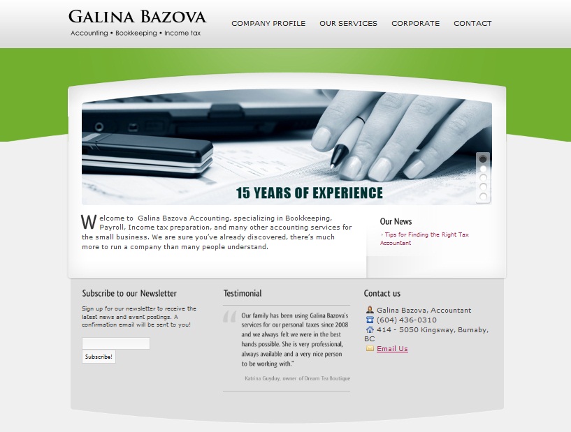 Galina Bazova Accounting